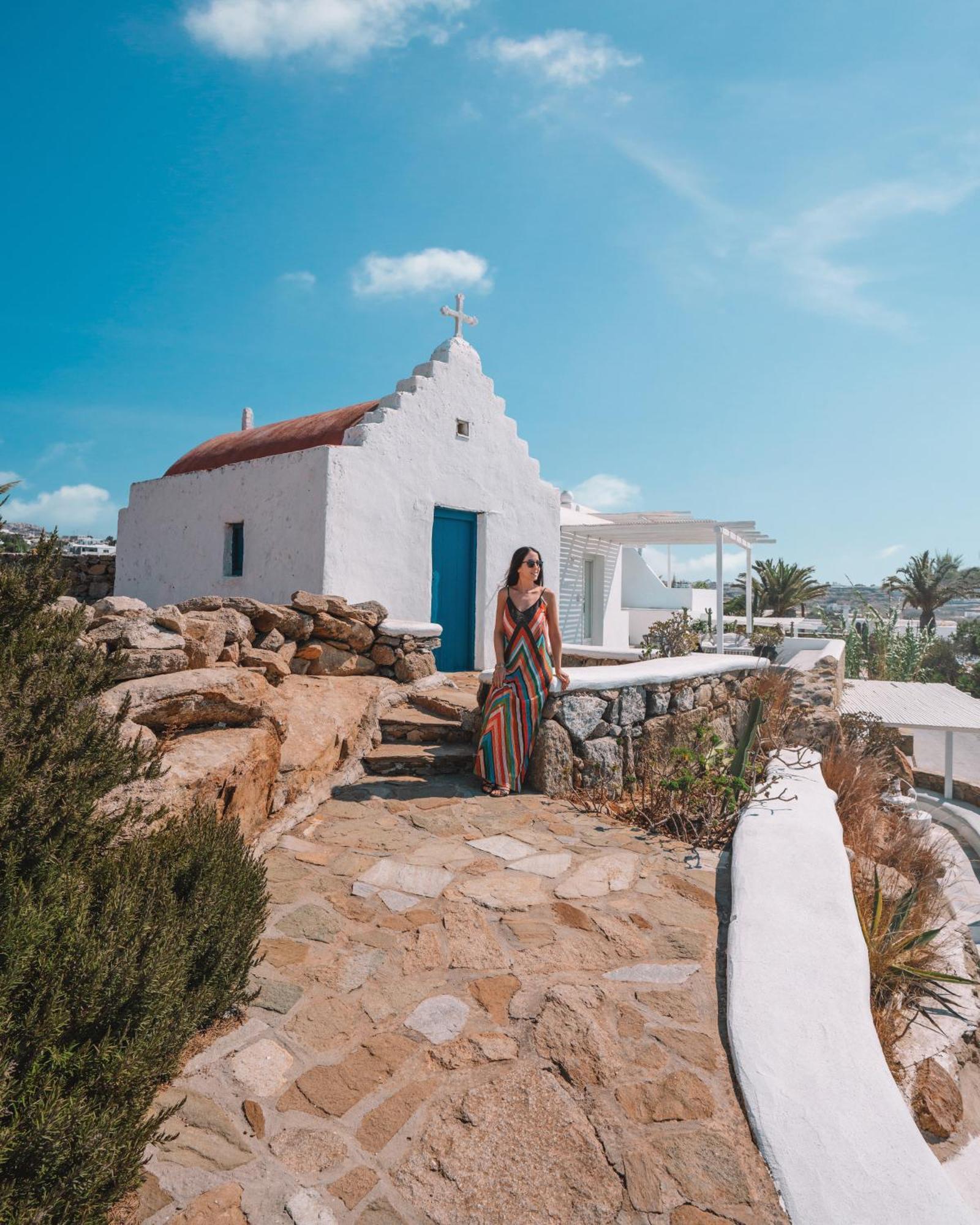 Ostraco Suites Mykonos Town Bagian luar foto