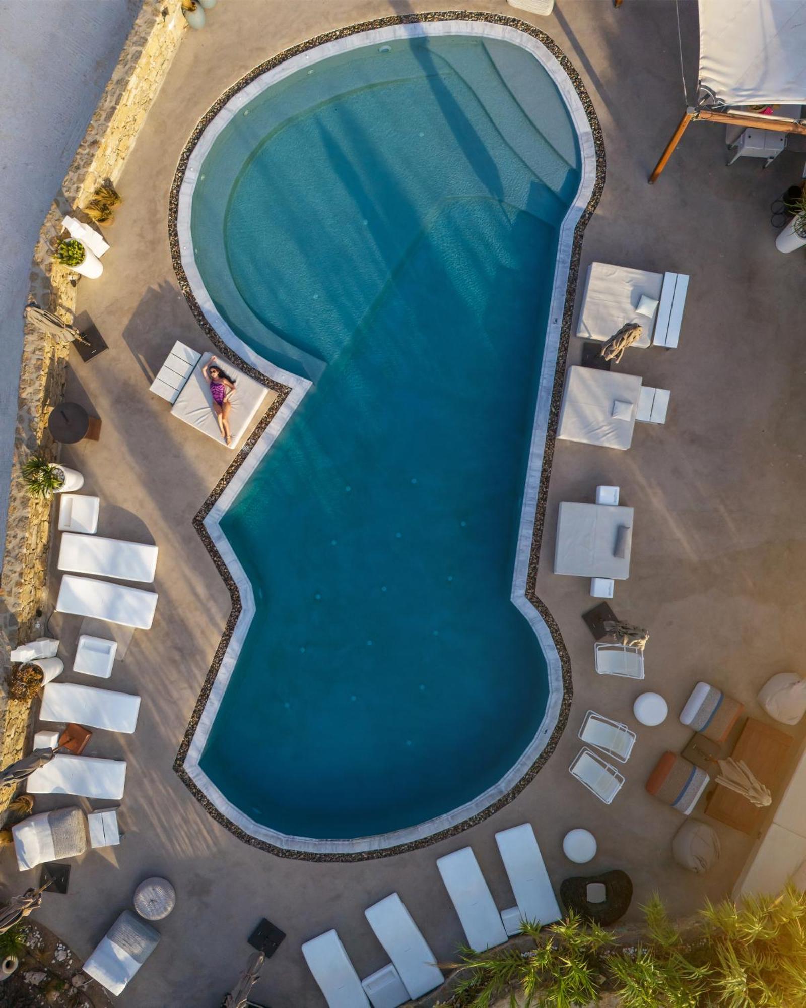 Ostraco Suites Mykonos Town Bagian luar foto